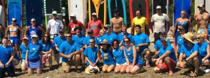 Image of Paddle for Plummer volunteers